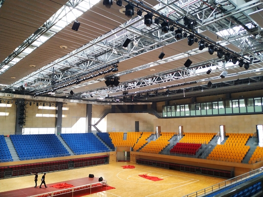 Sport Hall 4'x8'x1'' Fireproof Wood Wool Cement Acoustic Wall Panel Soundproofing Board