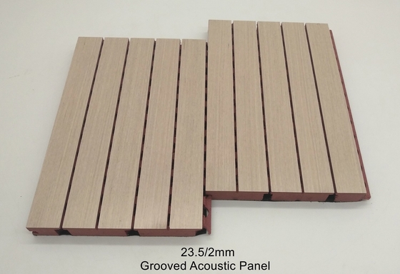 Office Timber Slat Acoustic Wall Panel Soundproof Interior Decoration Building Material