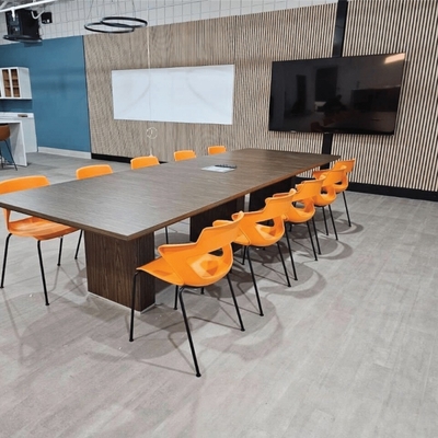 Linear Slat Wooden Grooved Acoustic Panels Decoration Sound Absorption Building Material