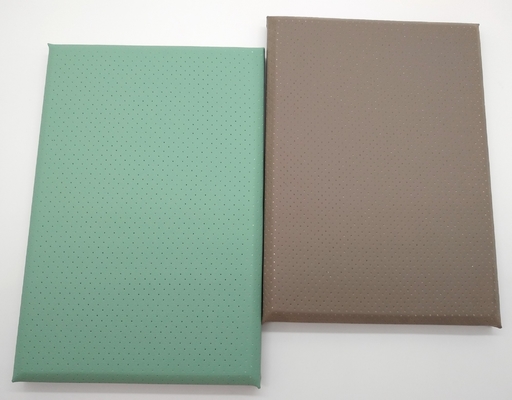 Resturant Decorative Material Fabric Wrapped Acoustical Wall Panels Sound Absorbing Board