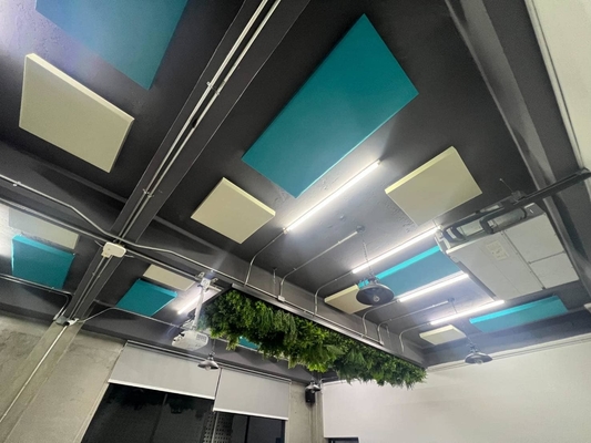 Office Ceiling Tiles Absorbers Fabric Wrapped Acoustical Wall Panels Sound Absorbing Board