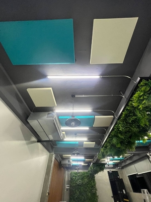 Office Ceiling Tiles Absorbers Fabric Wrapped Acoustical Wall Panels Sound Absorbing Board