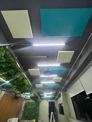 Office Ceiling Tiles Absorbers Fabric Wrapped Acoustical Wall Panels Sound Absorbing Board