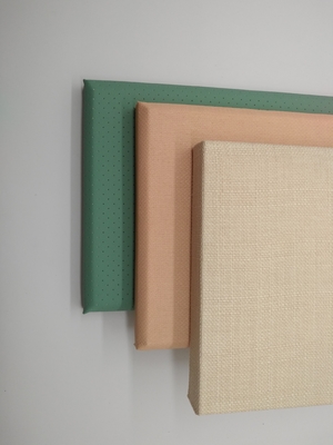 Meeting Room Absorbers Fabric Wrapped Acoustical Wall Panels Sound Absorbing Board