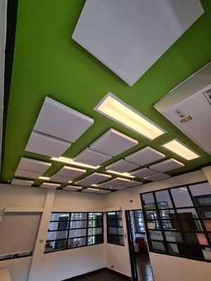 Class Room Ceiling Absorbers Fabric Wrapped Acoustical Wall Panels Sound Absorbing Board