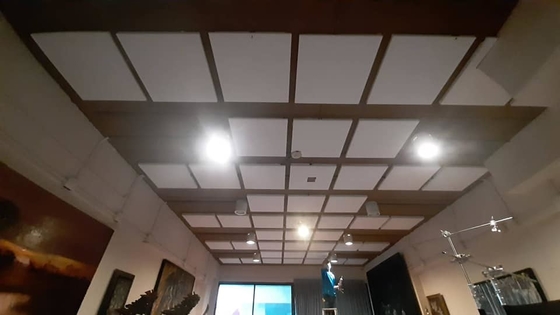 Class Room Ceiling Absorbers Fabric Wrapped Acoustical Wall Panels Sound Absorbing Board