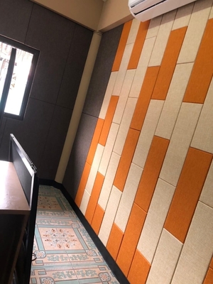 House Lobby Decorative Soundproofing Fabric Wrapped Acoustical Wall Panels Absorbing Board