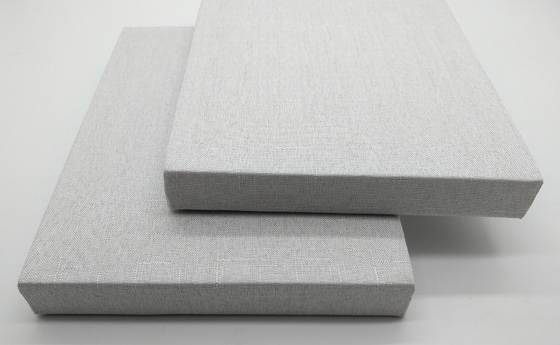 House Lobby Decorative Soundproofing Fabric Wrapped Acoustical Wall Panels Absorbing Board