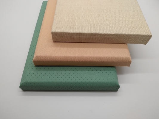 House Lobby Decorative Soundproofing Fabric Wrapped Acoustical Wall Panels Absorbing Board
