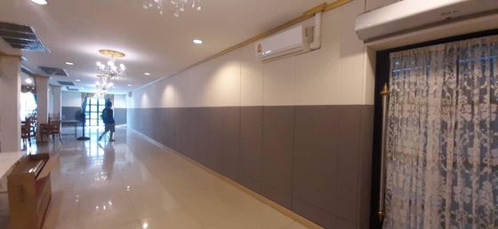 Dance Room Soundproofing Black Fabric Wrapped Acoustical Wall Panels Absorbing Board
