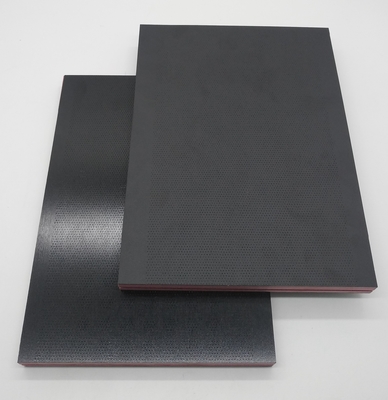2/2/0.5mm Formica Laminate Black Color Microperforated Wooden Sound Absorbing Acoustic Panels