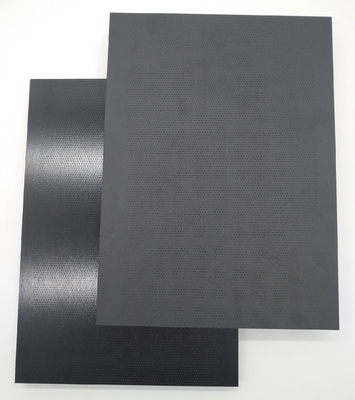 2/2/0.5mm Formica Laminate Black Color Microperforated Wooden Sound Absorbing Acoustic Panels