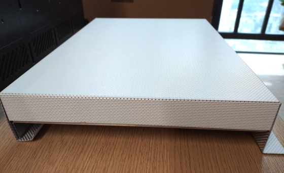 Meeting Room Ceiling Tile RAL9016 White PVDF Microperforated Metal  Aluminium Composite Panels