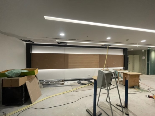 Open Office Ceiling Tile RAL9016 White PVDF Microperforated Aluminium Composite Panels