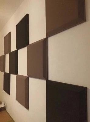 Studio Soundproofing Fabric Wrapped Acoustical Wall Panels Absorbing Fireproof Board