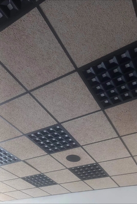 Office Ceiling Tile RAL White Wood Wool Cement Acoustic Panels Soundproofing Board