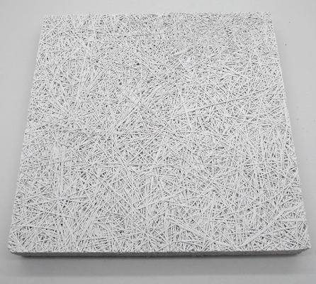 Office Ceiling Tile RAL White Wood Wool Cement Acoustic Panels Soundproofing Board