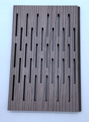 Studio Customized Slot Grooved Acoustic Wall Panels Sound Absorption Isolation Board