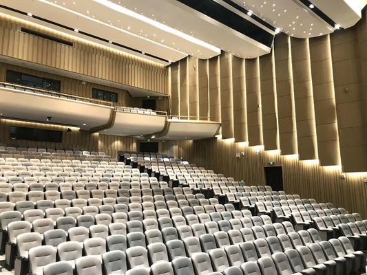 2/2/0.5mm Diffuser Auditorium Microperforated Wooden Sound Absorbing Wall Acoustic Panels