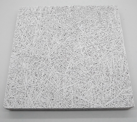 School Ceiling Tile Wood Wool Cement Acoustic Baffles Sound Absorption Isolation Board