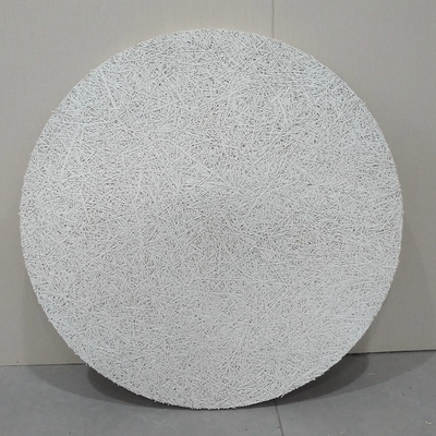 Office Ceiling Baffles RAL White Wood Wool Cement Acoustic Panels Sound Absorption Board