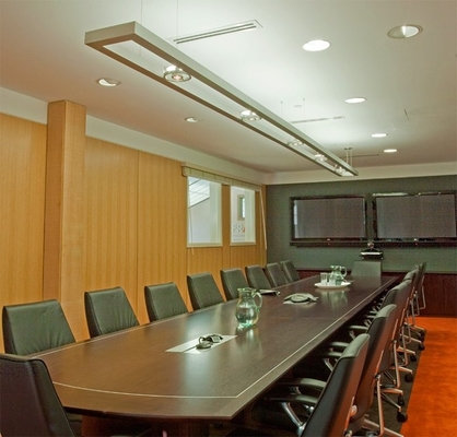 4'x8' Office Oak Veneer Micro Perforated Acousitc Wood Panels Sound Absorbing Board