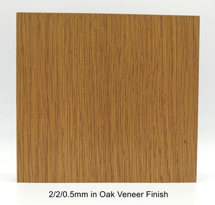 4'x8' Office Oak Veneer Micro Perforated Acousitc Wood Panels Sound Absorbing Board