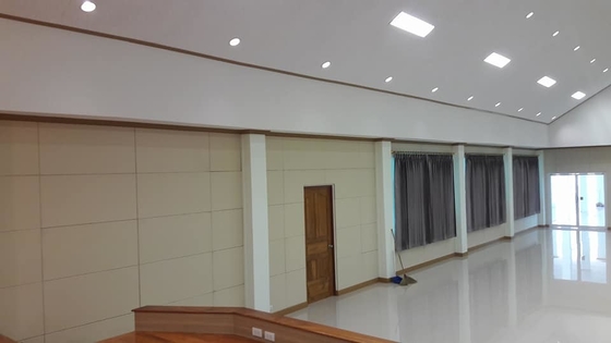 4'x8' Office Showroom 0.5mm Micro Perforated Acousitc Wood Panels Sound Insulation Board