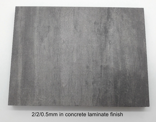Black Laminate Formica Auditorium NANO Microperforated Sound Absorption Wall Panels