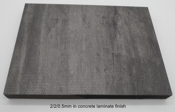 Black Laminate Formica Auditorium NANO Microperforated Sound Absorption Wall Panels