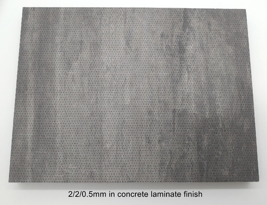 Black Laminate Formica Auditorium NANO Microperforated Sound Absorption Wall Panels