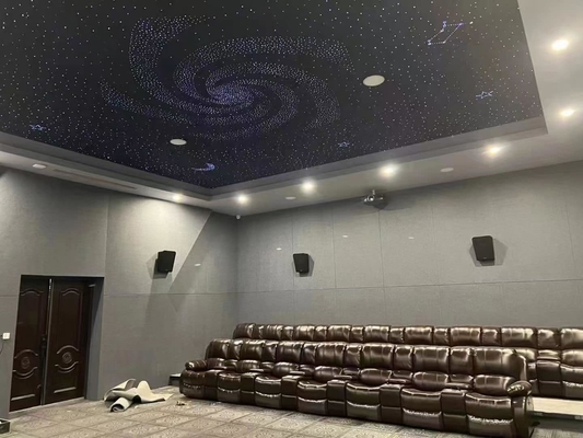 Home Cinema Ceiling Tile Fabric Wrapped Acoustic Panels Sound Absorbing Wall Board