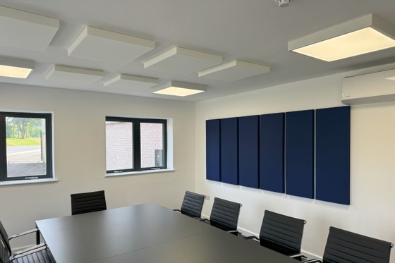4'x8' Office Ceiling Tile Fabric Wrapped Acoustic Panels Sound Absorbing Wall Board