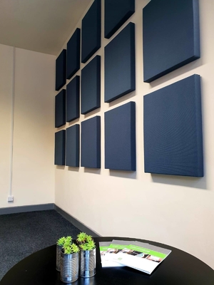 DIY Decorated Wall Panels Fabric Wrapped Acoustic Sound Absorbing Fiberglass Board