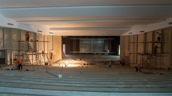 Auditorium Wall Panels 2/2/0.5mm NANO Microperforated Sound Absorption Acoustic Board