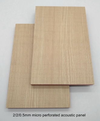 Auditorium Wall Panels 2/2/0.5mm NANO Microperforated Sound Absorption Acoustic Board