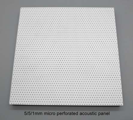 2/2/0.5mm Microperforated Decorative Acoustic Suspended Ceiling Sound-Absorbing Panel
