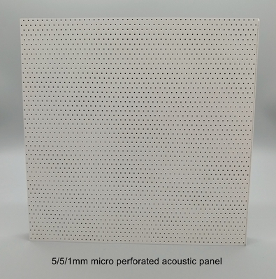 2/2/0.5mm Microperforated Decorative Acoustic Suspended Ceiling Sound-Absorbing Panel