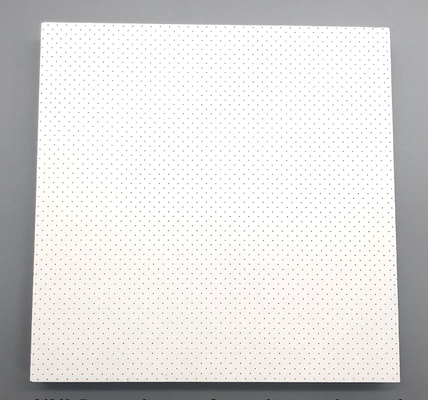 Seamess Ceiling Tile 2/2/0.5mm Microperforated Acoustic Panels Sound-Absorbing Board