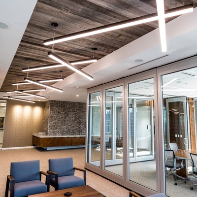 Concrete Formica Laminate Ceiling Tile 2/2/0.5mm Microperforated Sound-Absorption Panels