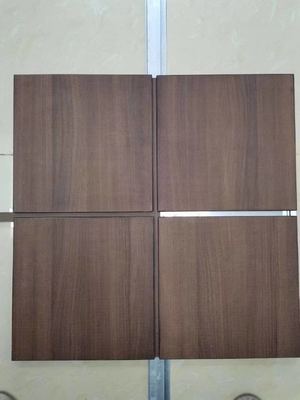 Formica 9001NT Woodgrain Ceiling Tile 2/2/0.5mm Microperforated Soundproofing Panels