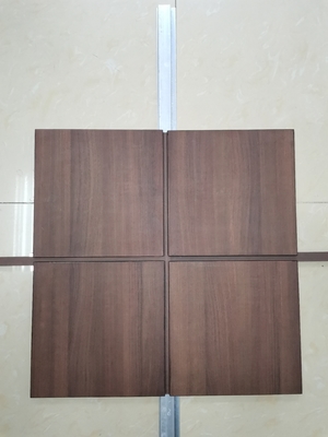 Formica 9001NT Woodgrain Ceiling Tile 2/2/0.5mm Microperforated Soundproofing Panels