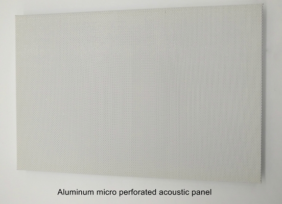 Non-combustible Seamless Metal Ceiling Microperforated Acoustic Panel Soundproof Board