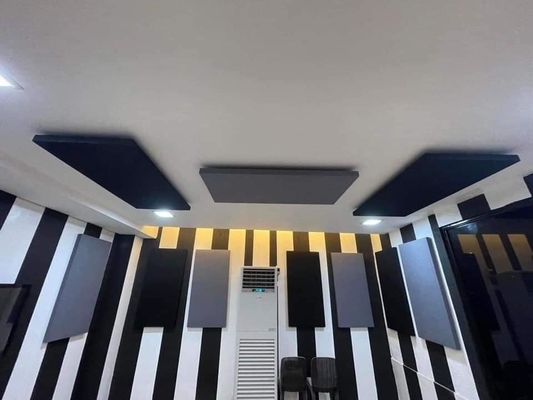 Recorded Studio Room Fabric Wrapped Acoustical Wall Panels Sound Absorbing Board