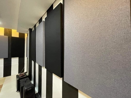 Recorded Studio Room Fabric Wrapped Acoustical Wall Panels Sound Absorbing Board