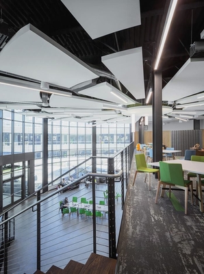 Open Office Seamless Metal Ceiling Microperforated Acoustic Panel Soundproof Board
