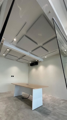 Easy Installation Fireproof Fabric Wrapped Acoustical Panels Sound Absorbing Board