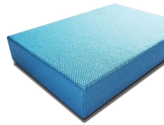 Stretch Fabric Wrapped Acoustical Wall Panels Easy Installation Sound Absorbing Board