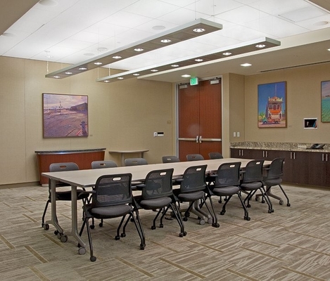 Fireproof High Sound Absorption 2/2/0.5mm Microperforated Acoustic Wall Panels