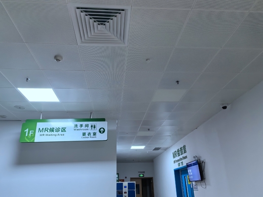 Hospital MR Room Anti-static Ceiliing Tiles Metal Perforated Acoustic Panel Soundproof Board